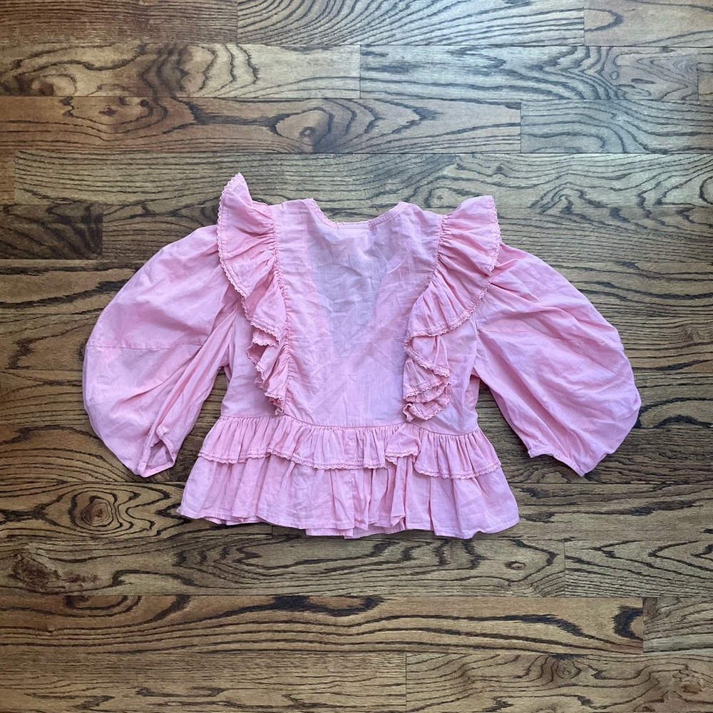 Farm Rio Crop Frilly Top - Picture 2 of 3